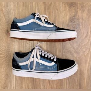 Vans Old Skool Shoe - Navy - Size M6.5/W8 EUC
